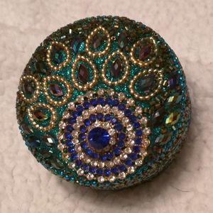 Peacock trinket box